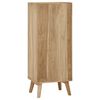 vidaXL Chest of Drawers 40x30x100 cm Solid Wood Teak