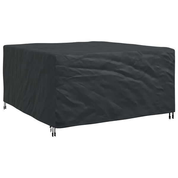 vidaXL Furniture Cover Plain Black 180 x 190 x 85 cm 420D