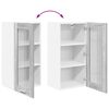 vidaXL Hanging Cabinet with Storage 2 pcs Grey Sonoma 40 x 31 x 80 cm