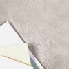 vidaXL Faux Rabbit Fur Rug Olite Beige &Oslash; 120 cm Polyester