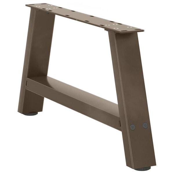 vidaXL Coffee Table Legs A-Shaped 2 pcs 70x(30-31) cm Steel
