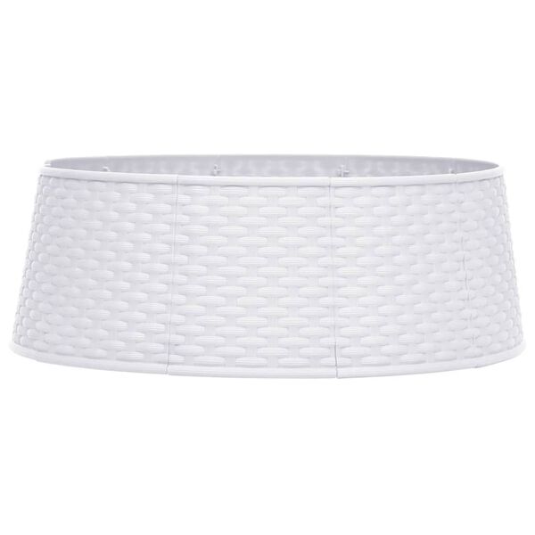 vidaXL Christmas Tree Skirt White &Oslash;54x19.5 cm