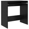 vidaXL Desk Black Oak Engineered Wood 77.5 x 43 x 79 cm