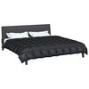 vidaXL Winter Duvet Black 220 x 240 cm Satin and Microfiber