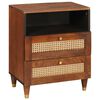 vidaXL Bedside Tables with Drawer 50 x 33 x 62 cm Solid Mango Wood