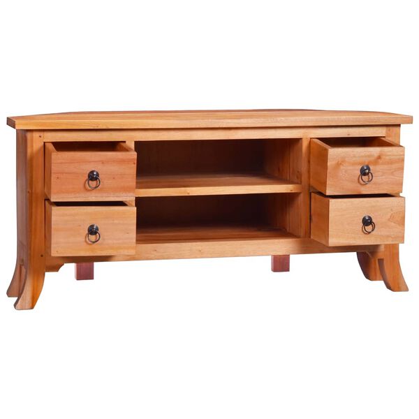 vidaXL TV Cabinet 100x40x45 cm Solid Mahogany Wood