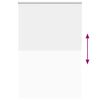 vidaXL Roller Blind Blackout White 155x230 cm Fabric Width 151.6 cm Polyester