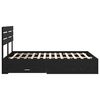 vidaXL Bed Frame with Drawer with Headboard Manual Engineered Wood