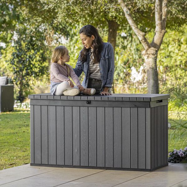 Keter Garden Storage Box Darwin 570 L Grey