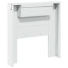vidaXL Headboard White 100 x 16.5 x 103.5 cm Engineered Wood