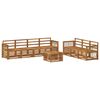 vidaXL Sofa Sets 8 pcs Solid Acacia Wood