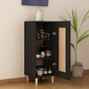 vidaXL Sideboard Black 34.5x34x90 cm Engineered Wood