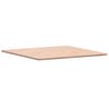 vidaXL Table Top 70x70x1.5 cm Square Solid Wood Beech