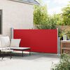 vidaXL Retractable Side Awning 140 x 300 cm Red