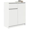 vidaXL Sideboard with Drawer White 71x35x84 cm Engineered Wood