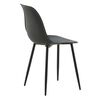 Venture Home Dining Chairs 2 pcs Polar Plastic Black