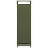 vidaXL Firewood Rack Olive Green 90x28x90 cm Cold-rolled steel