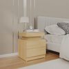 vidaXL Bedside Cabinet Sonoma Oak 45x35x52 cm Engineered Wood