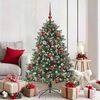 vidaXL Artificial Christmas Tree with 150 LEDs with Stand Green 150 cm
