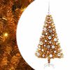 vidaXL Christmas Tree Gold 120 cm PET