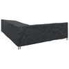 vidaXL Furniture Cover Black 330 x 255 x 80 cm 600D Oxford Fbric