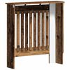 vidaXL Radiator Cover Old Wood 78 x 19 x 81.5 cm Engineered Wood