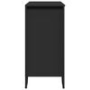vidaXL Sideboard Black 78x35.5x74.5 cm Engineered Wood
