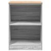 vidaXL Garage Storage Cabinet Grey Sonoma 60x51x85 cm Solid Wood Pine