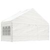 vidaXL Gazebo with Roof White 6.69x5.88x3.75 m Polyethylene