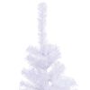 vidaXL Artificial Christmas Tree with Stand White 150 cm PVC and Steel