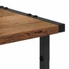 vidaXL Printer Stand Old Wood 41 x 28 x 33.5 cm Engineered Wood