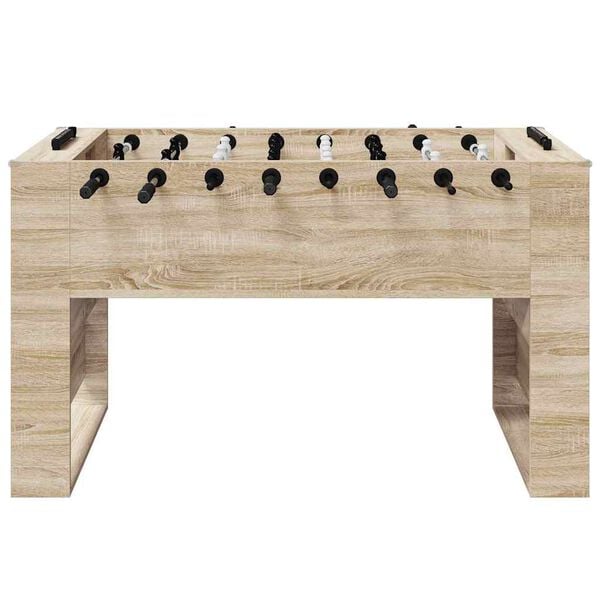 vidaXL Football Table 2 pcs Sonoma Oak 146.5 x 74 x 85 cm