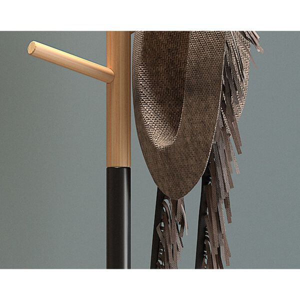 Rousseau Coat Rack Alba Metal Black