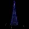 vidaXL LED Christmas Tree with 550 LEDs Blue 160 x 160 x 500 cm Metal