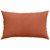 vidaXL Sofa Pillows 2 pcs Red Orange 50 x 30 cm Corduroy Fabric