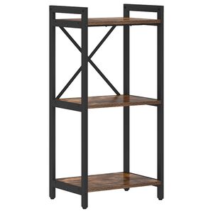 vidaXL Bookshelf 40 x 30 x 85 cm Engineered Wood Smoked Oak