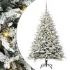 vidaXL Artificial Pre-lit Christmas Tree with Ball Set Green 150 cm