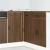vidaXL Kitchen Base Cabinet Porto Brown Oak Engineered Wood