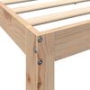 vidaXL Bookcase Bed without Mattress 180x200 cm Super King Solid Wood Pine