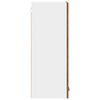 vidaXL Hanging Cabinet 2 pcs Old Wood and White 30 x 31 x 80 cm