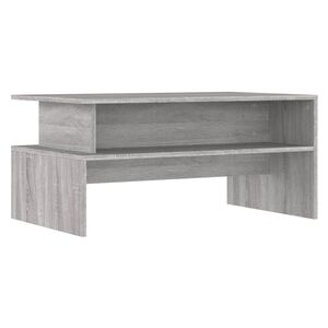 vidaXL Coffee Table Grey Sonoma 90x55x42.5 cm Engineered Wood