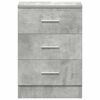 vidaXL Bedside Cabinet Concrete Grey 38x35x56 cm Engineered Wood