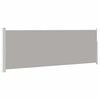 vidaXL Retractable Side Awning 160 x 500 cm Grey