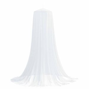 vidaXL Mosquito Net for Bed 3 pcs 156 mesh White ⌀56 x 220 cm
