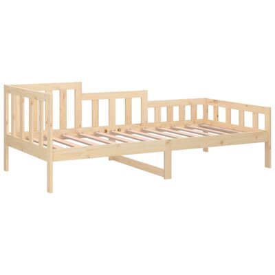 vidaXL Day Bed 90x190 cm Solid Wood Pine