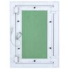 vidaXL Access Panel Green and Silver 25 x 35 cm