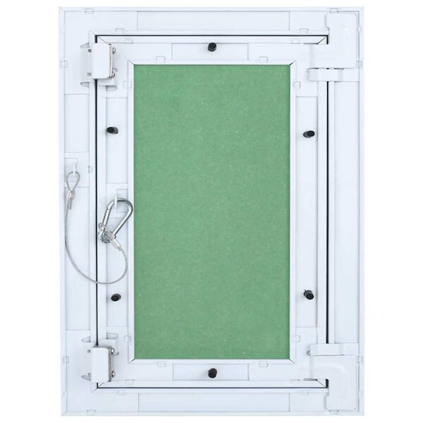 vidaXL Access Panel Green and Silver 25 x 35 cm