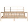 vidaXL Bookcase Bed without Mattress 200x200 cm Solid Wood Pine