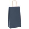 vidaXL Paper Bags 50 pcs with Handles Blue 21x11x36 cm