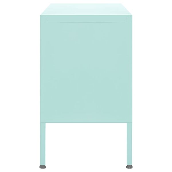 vidaXL TV Cabinet Mint 105x35x50 cm Steel